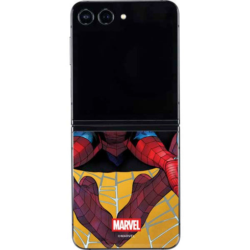 Marvel Spiderman Web Shooting Galaxy Z Flip5 5G Skin